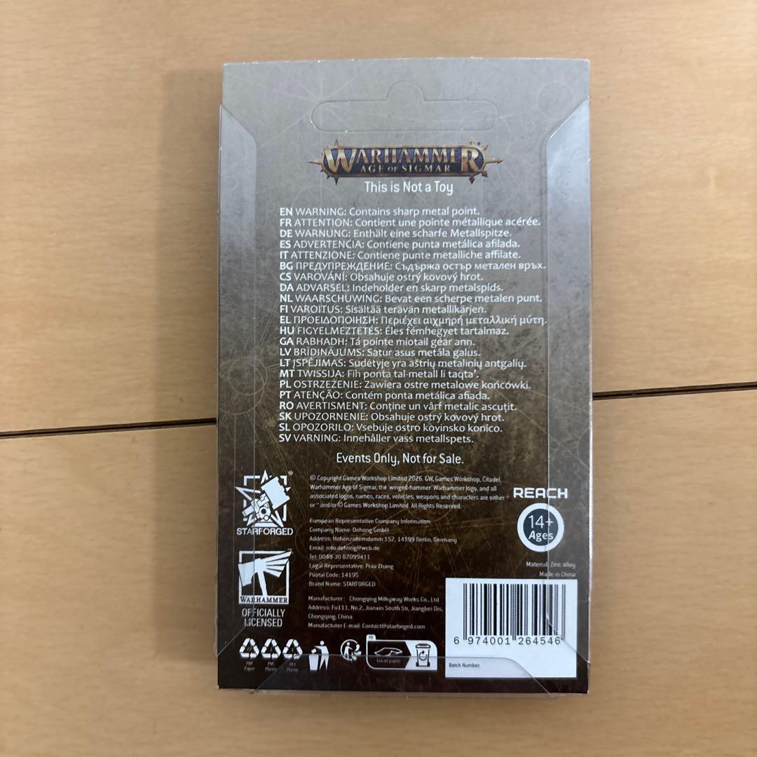 WARHAMMER イベント限定配布バッジ Age of Sigmar