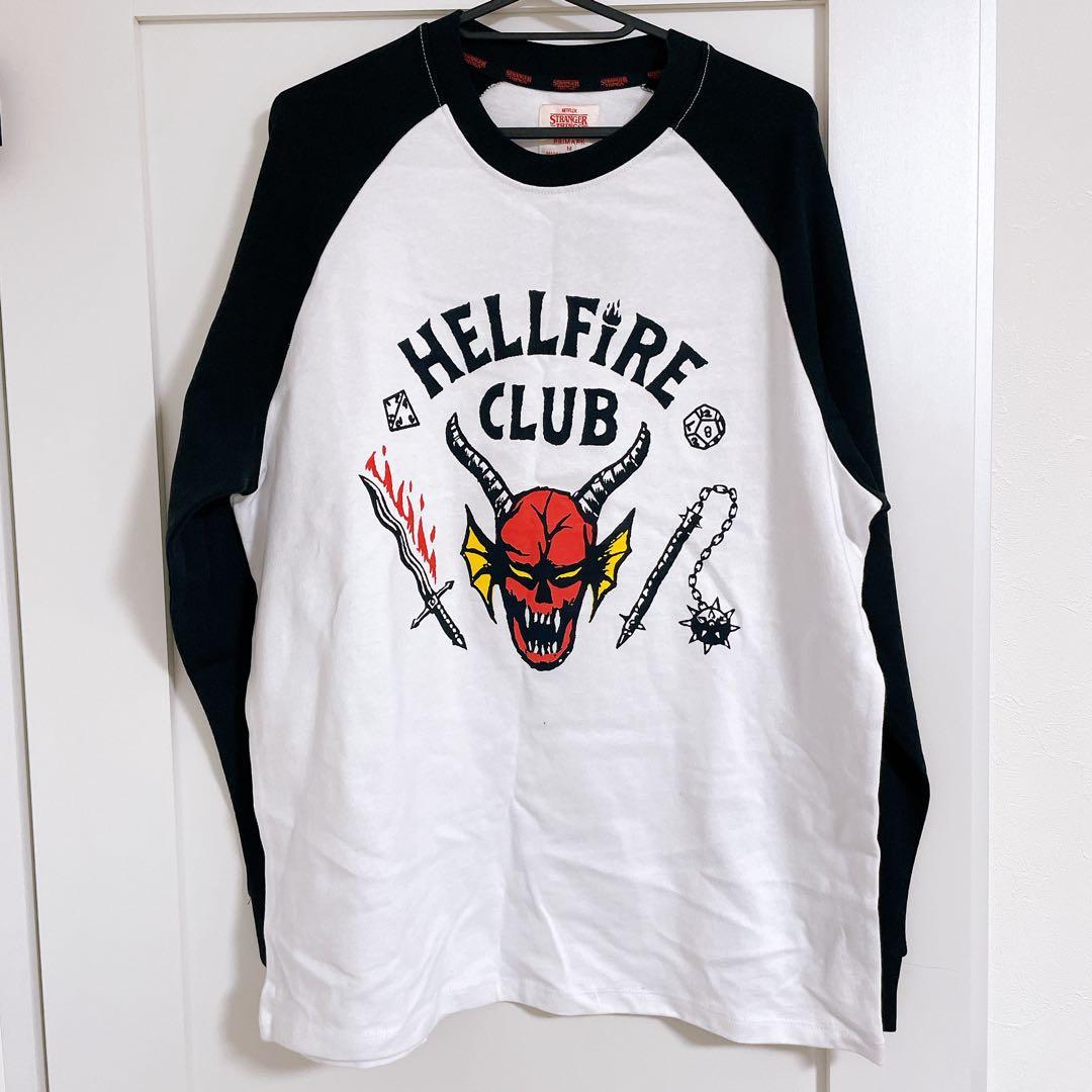イギリス輸入 ストレンジャーシングス ヘルファイアクラブ ロンT M