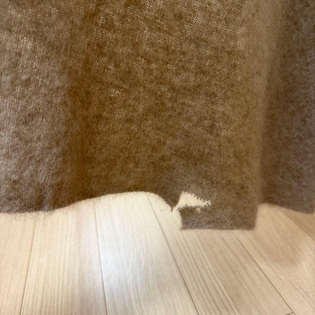 Vandori カシミヤ100％ ニットガウンコート ロング ベージュ - メルカリ