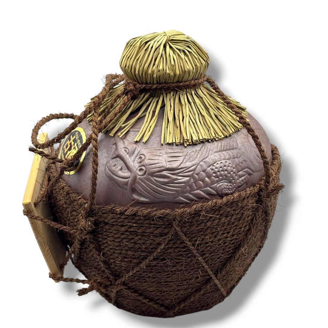 未開栓 菊之露 琉球泡盛 古酒 一升壺 壺浪漫 沖縄 お酒 1.8L