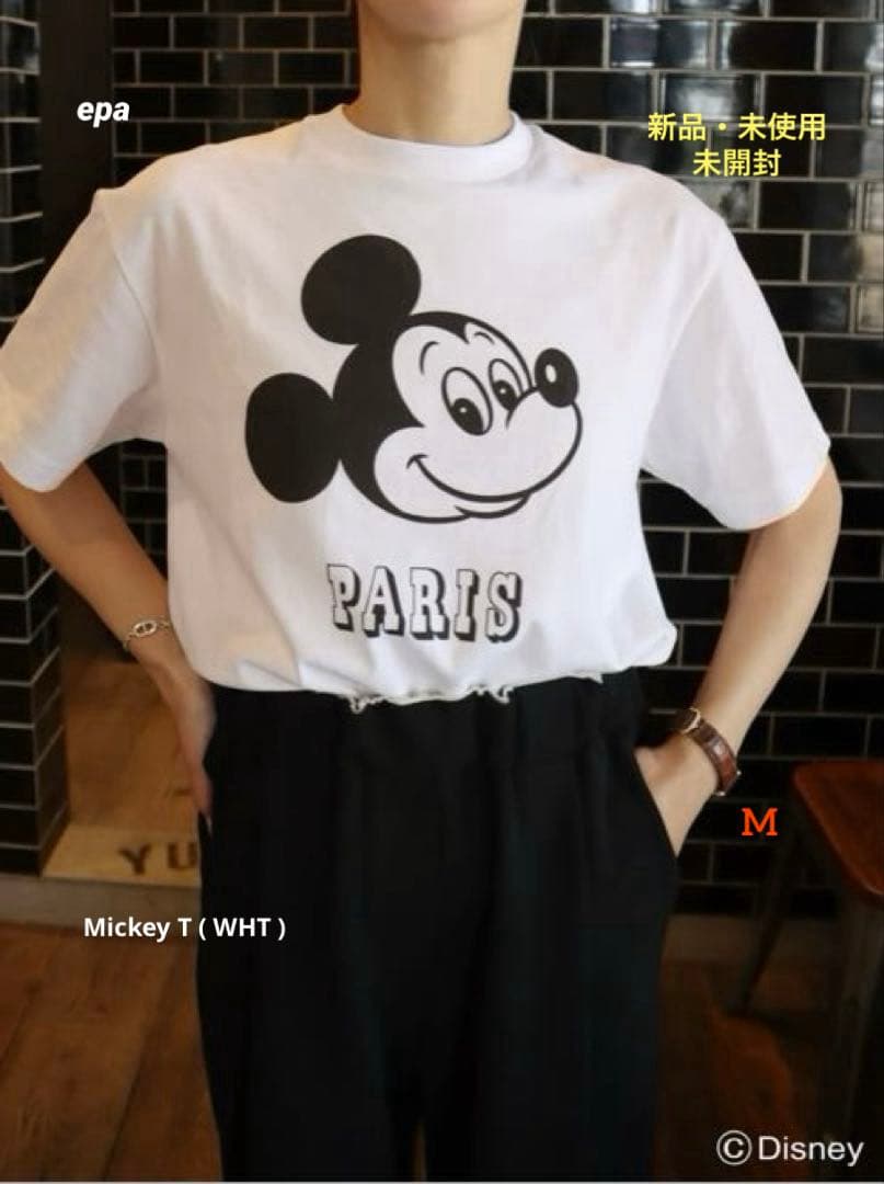✴︎新品未使用✴︎エパepa Mickey T (WHT)ミッキー Tシャツ M Mickey T“WHT” - ëpa