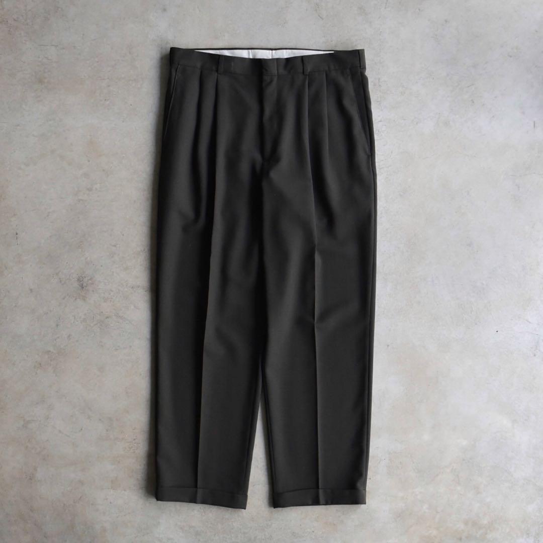 90s SLATES スレイツ ツータックスラックス ブラウン W36 L30 - メルカリ