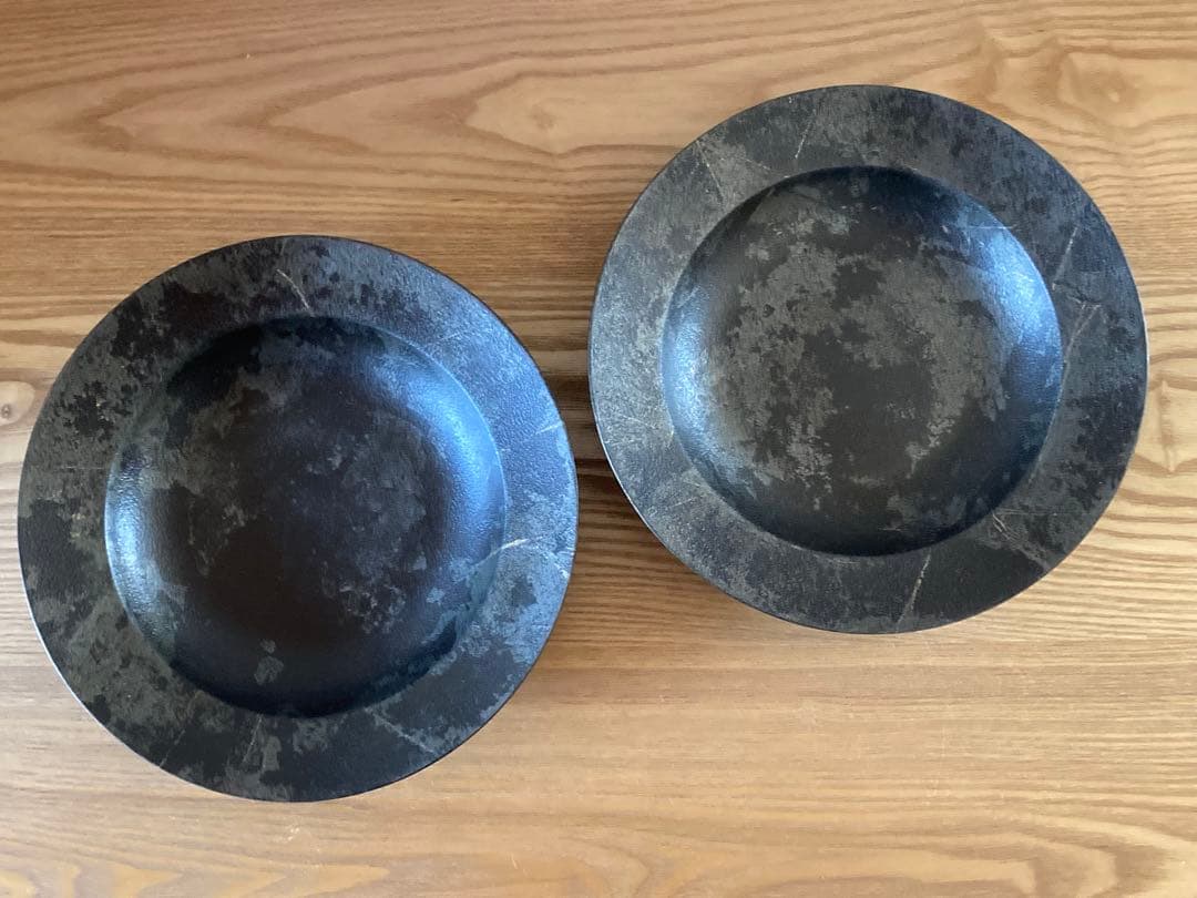 クリスマスSALE 赤木明登　黒漆　スープ皿　二枚セット 赤木明登 輪島 銘々皿 赤と黒のセット 2枚組。 - メルカリ