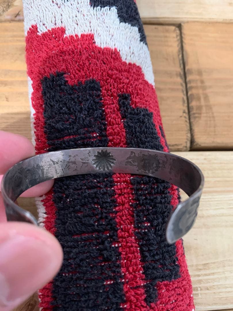 NAVAJO Swastika Thunderbird Arrow Bangle