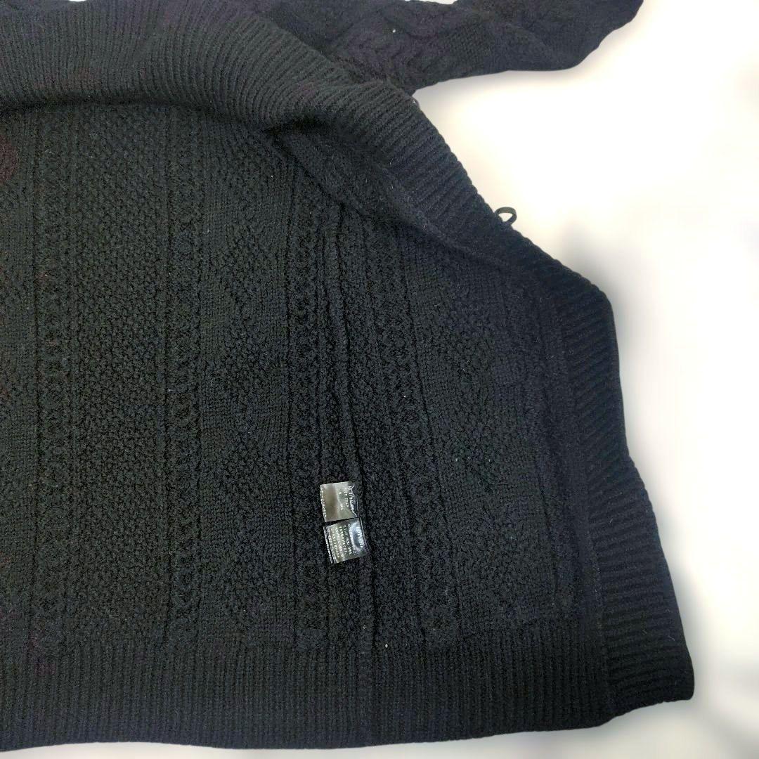 ヒステリックグラマー ケーブルニット トグルボタン ダッフル ウール100%