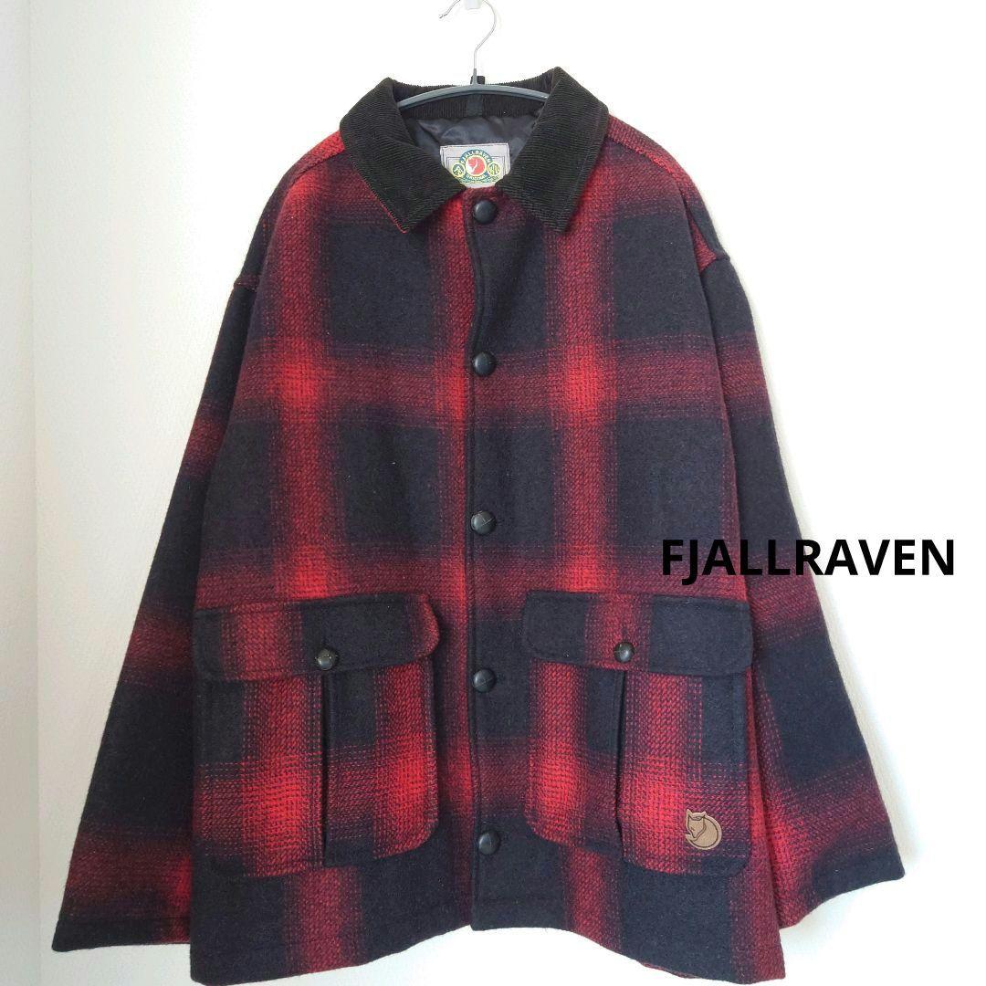 フェールラーベン ジャケット ウール100 オンブレチェックくるみボタンLL