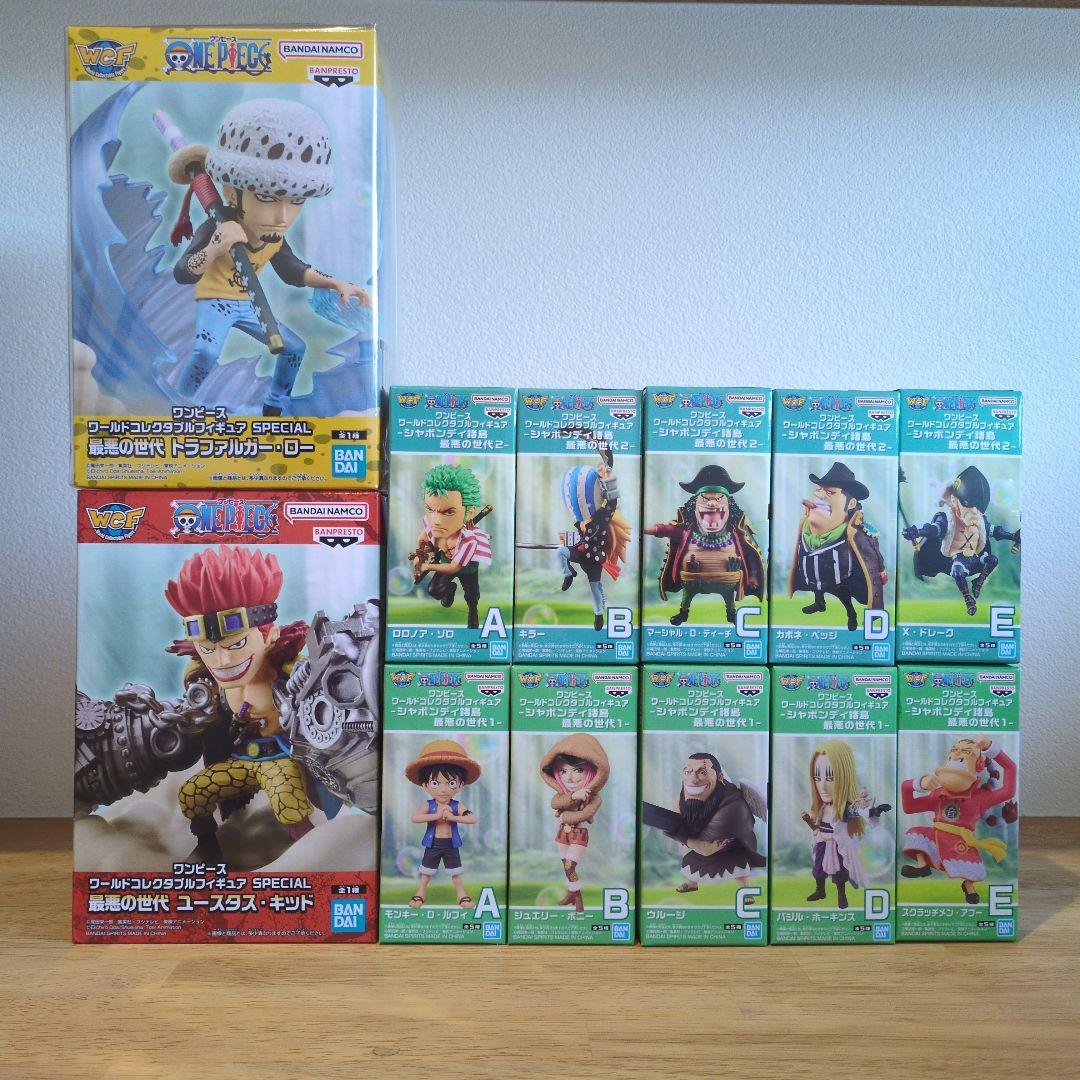 未開封］ワンピース ワーコレ 最悪の世代1・2 コンプセット - メルカリ