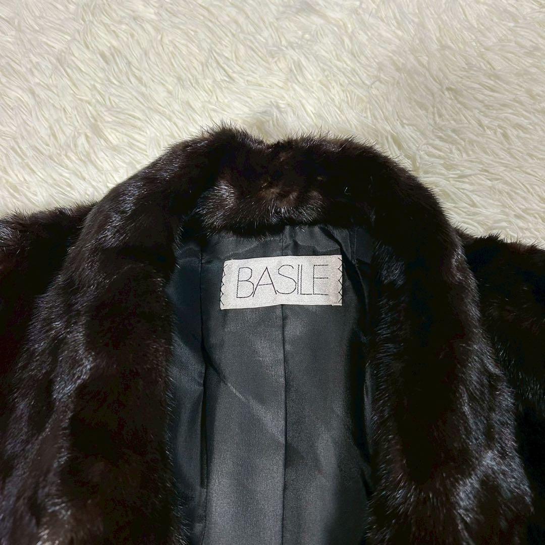 BLACKGLAMA ミンク毛皮コート BASILE ヴィンテージ 高級 ミドル - メルカリ