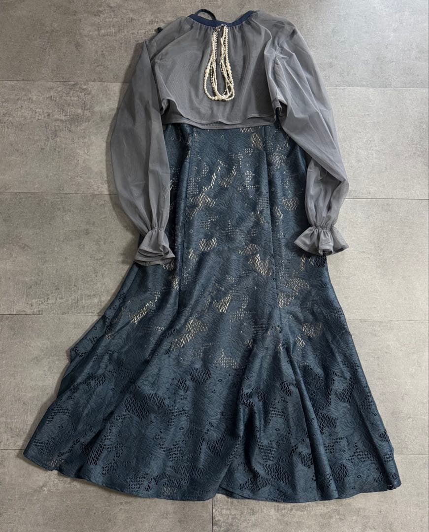 etoll. 3WAY チュールボレロ レース キャミワンピース オケージョン