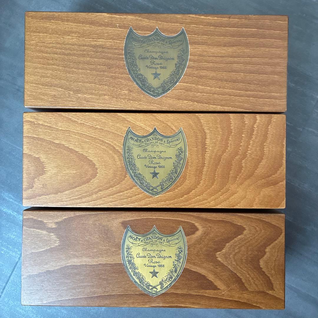 貴重 ロゼ 1988年 ドンペリニョン 空箱3点 外木箱1ドンペリ - メルカリ