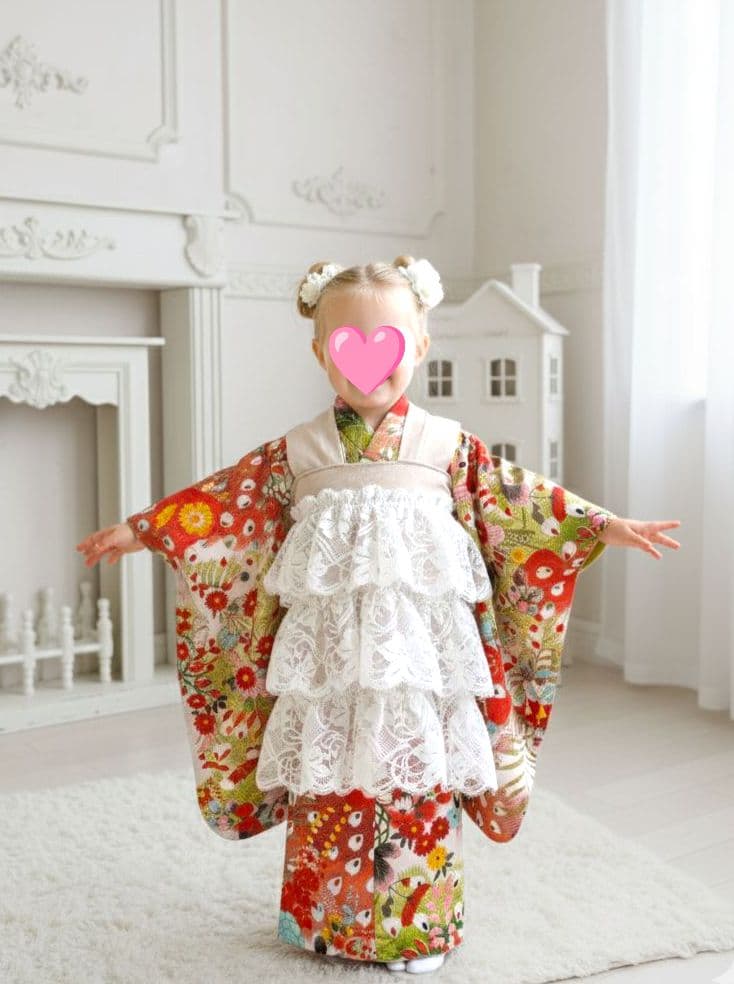 アンティーク孔雀の羽の模様☆七五三3歳着物単品 楽天市場】【Prices down2】七五三 着物 3歳 男の子 被布セット「孔雀