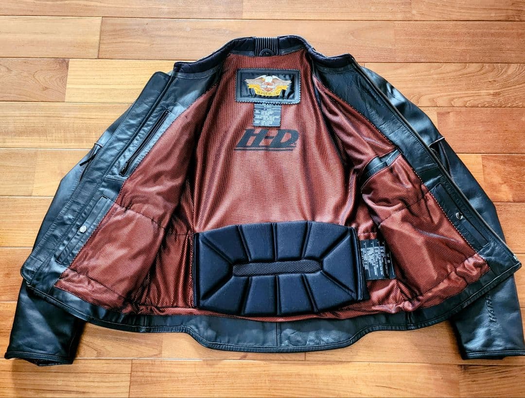 Harley-Davidson レザージャケット ブラック - メルカリ