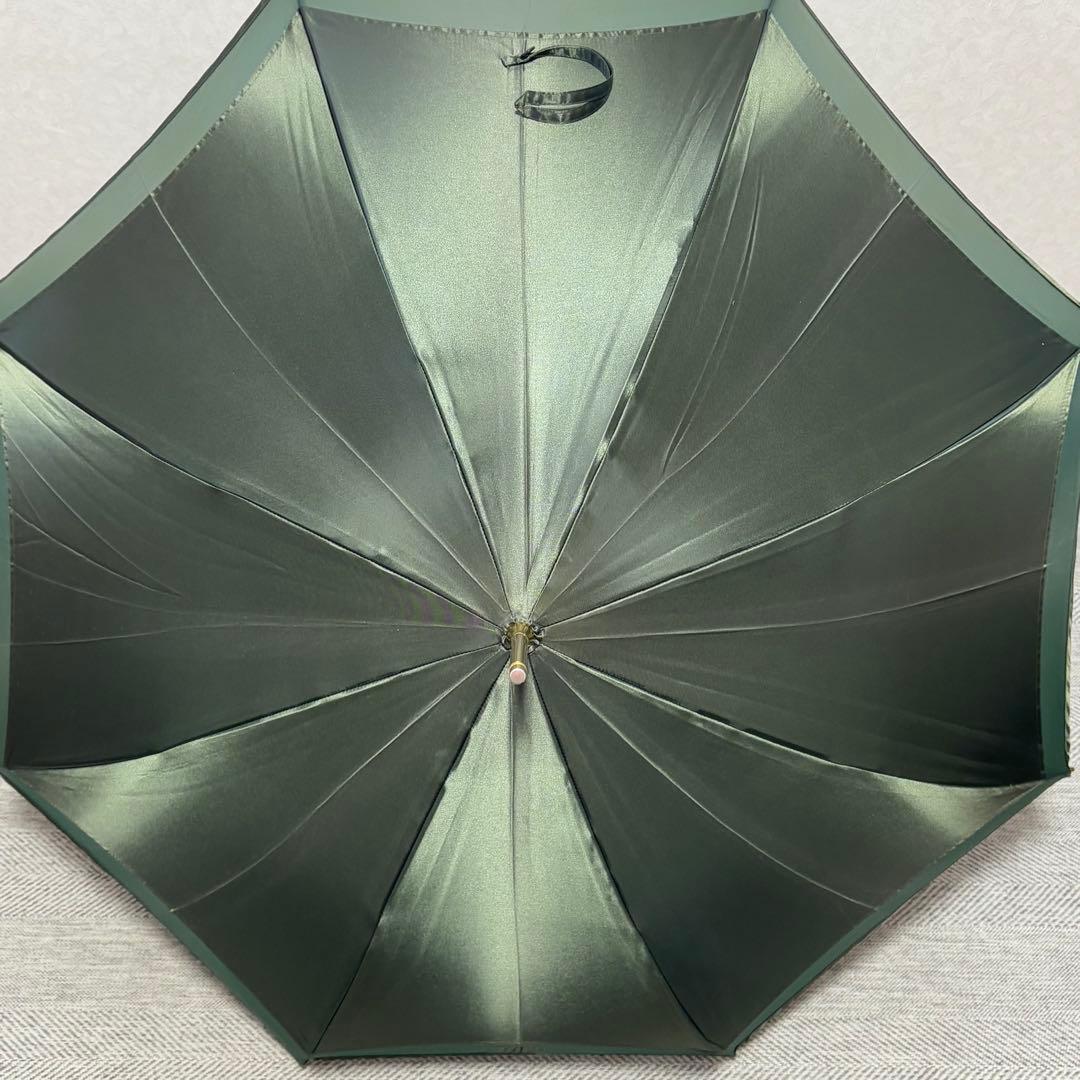 美品未使用 Christian Dior 旧ロゴ 晴雨兼用長傘 モスグリーン - jon-w.jp