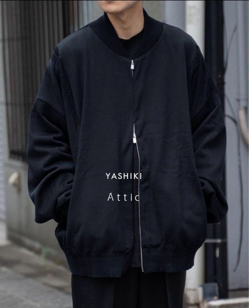 YASHIKI exclusive itezora Big MA-1 knit - メルカリ