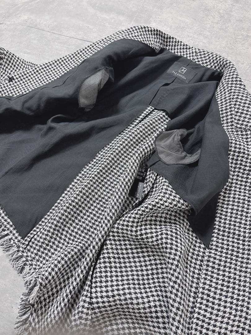 未使用級 美品TAE ASHIDA 2022 ツイードアシンメトリー ジャケット