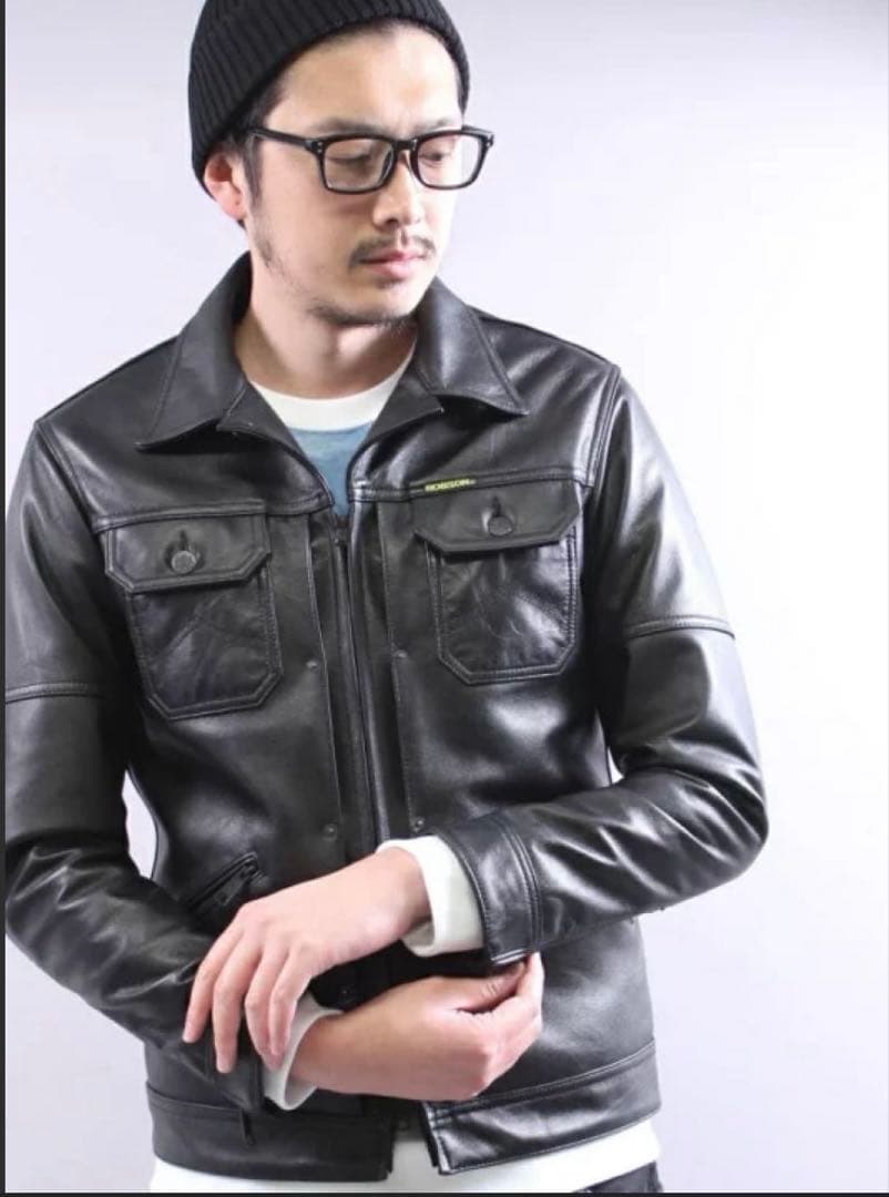 ラトルトラップ × ボブソン やぎ革 レザージャケット XL - メルカリ