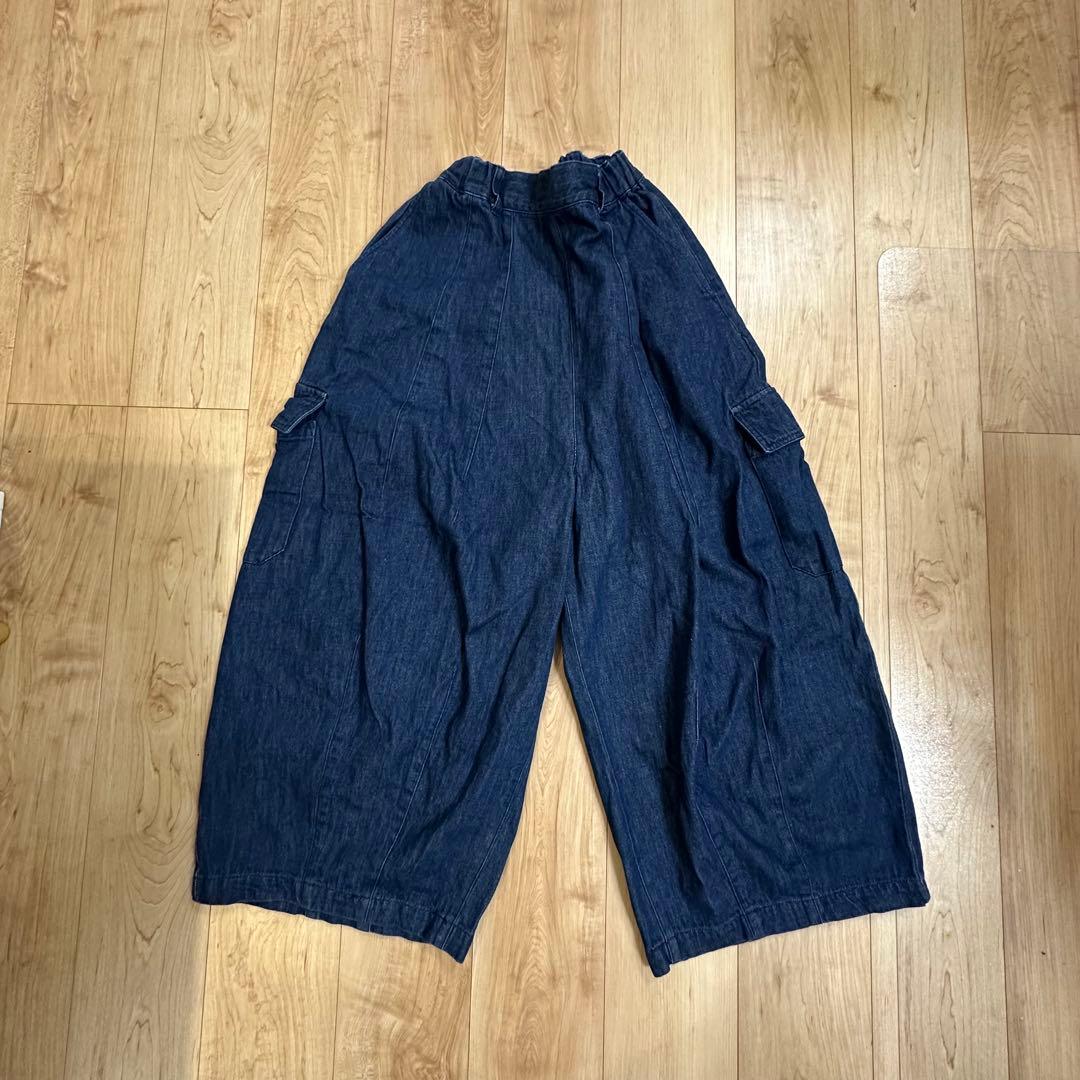 美品 定価3.1万円 ネストローブ（nest Robe）デニムバレルパンツ