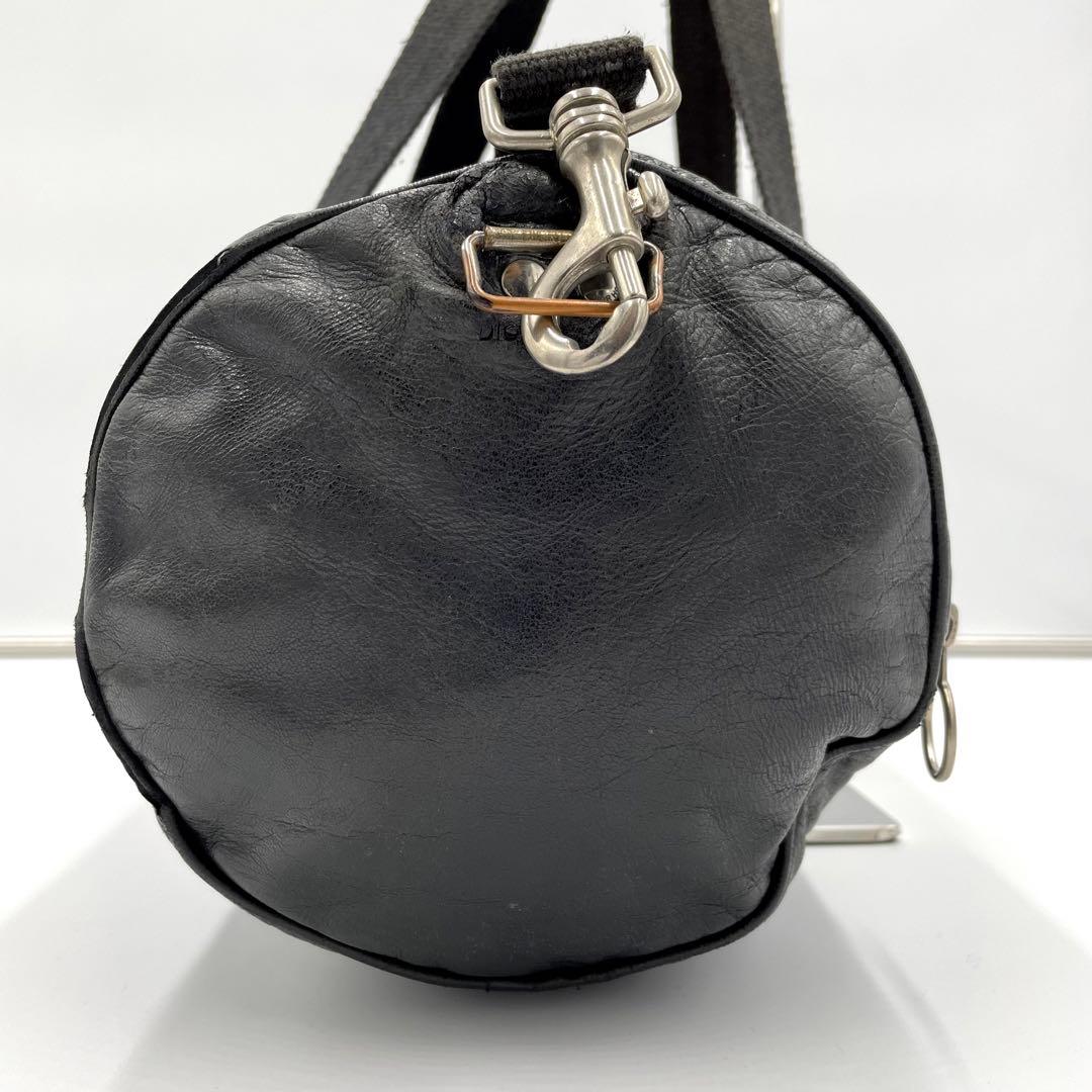 鑑定済】Dior HOMME 05年 エディ期 ドラムバッグ2WAY レザー - メルカリ