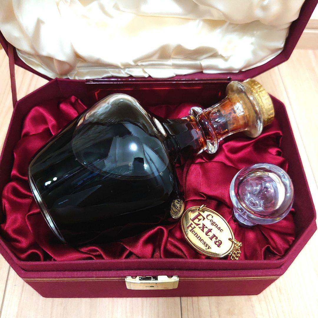 ヘネシーエクストラ バカラ クリスタル デキャンタ 替え栓・箱・冊子