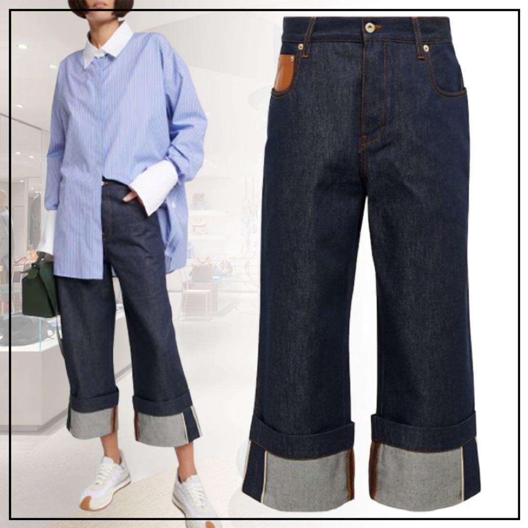 LOEWEロエベ フィッシャーマン ターンアップ デニムジャケット デニム