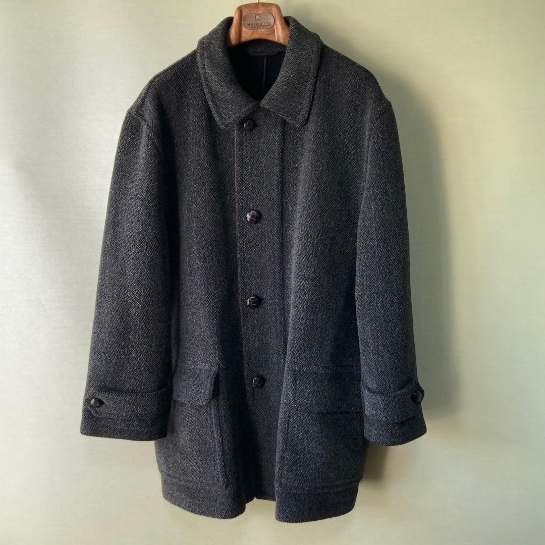 Valstarヴァルスター カントリーコート50ムーアブルック ウール グレー Valstar 【ヴァルスター】 ”Vittorio Overcoat” ブロークンツイル