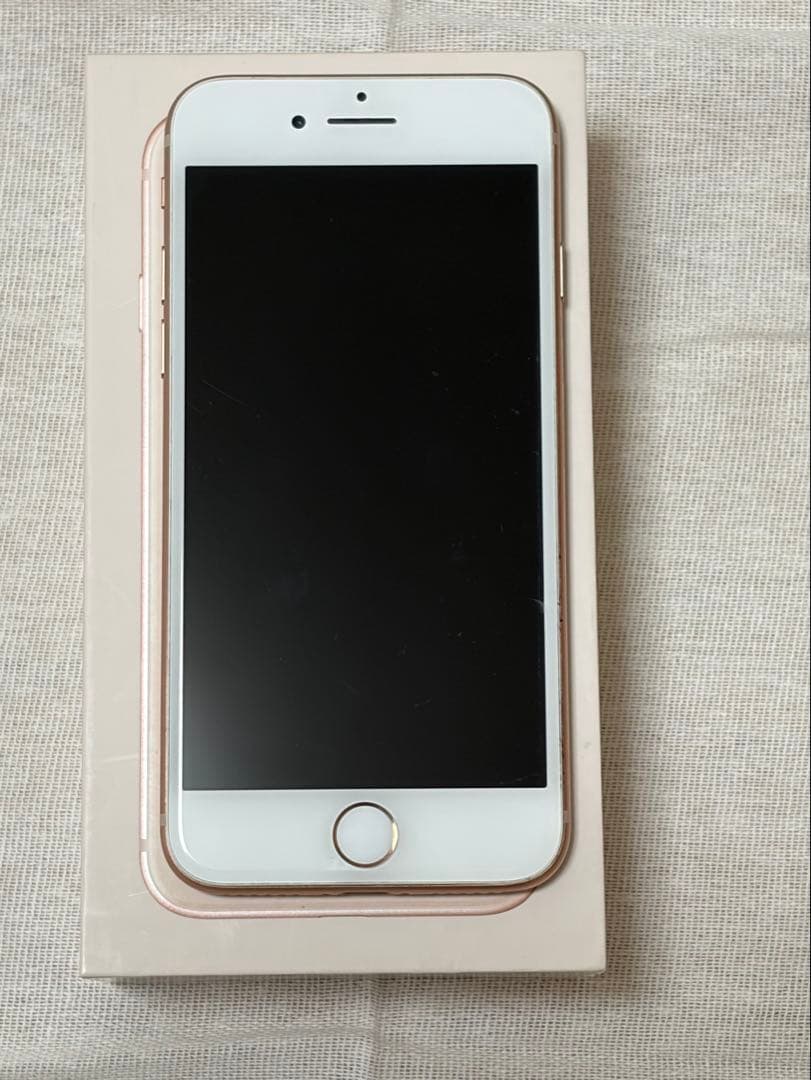 iPhone8 64GB 美品 未使用フィルム付 ピンクゴールド simフリー - メルカリ