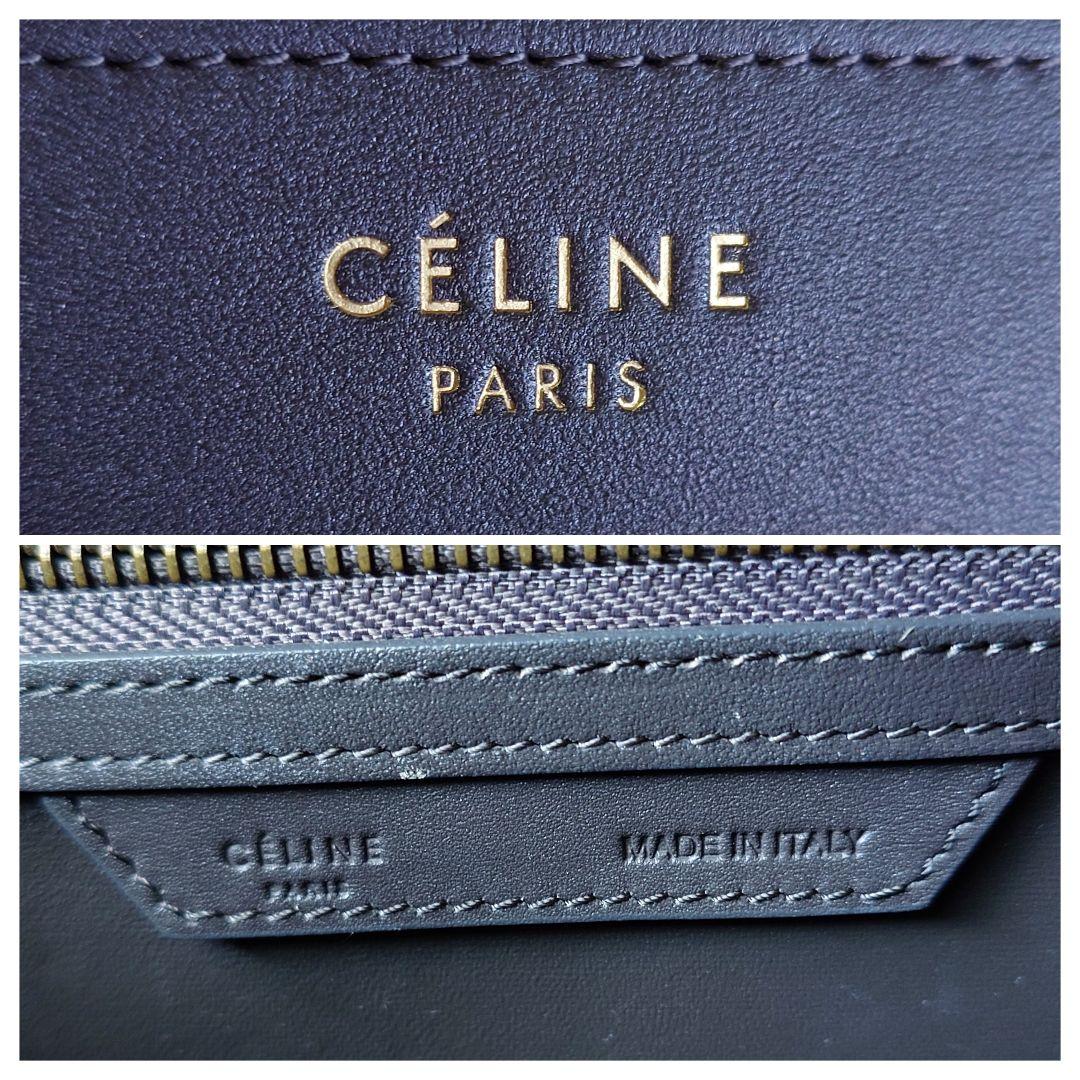 セリーヌ ラゲージ マイクロショッパー トートバッグ トリコロール