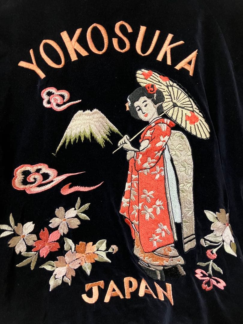 テーラー東洋 別珍 スカジャン 舞妓/鷲 YOKOSUKA サイズL - メルカリ