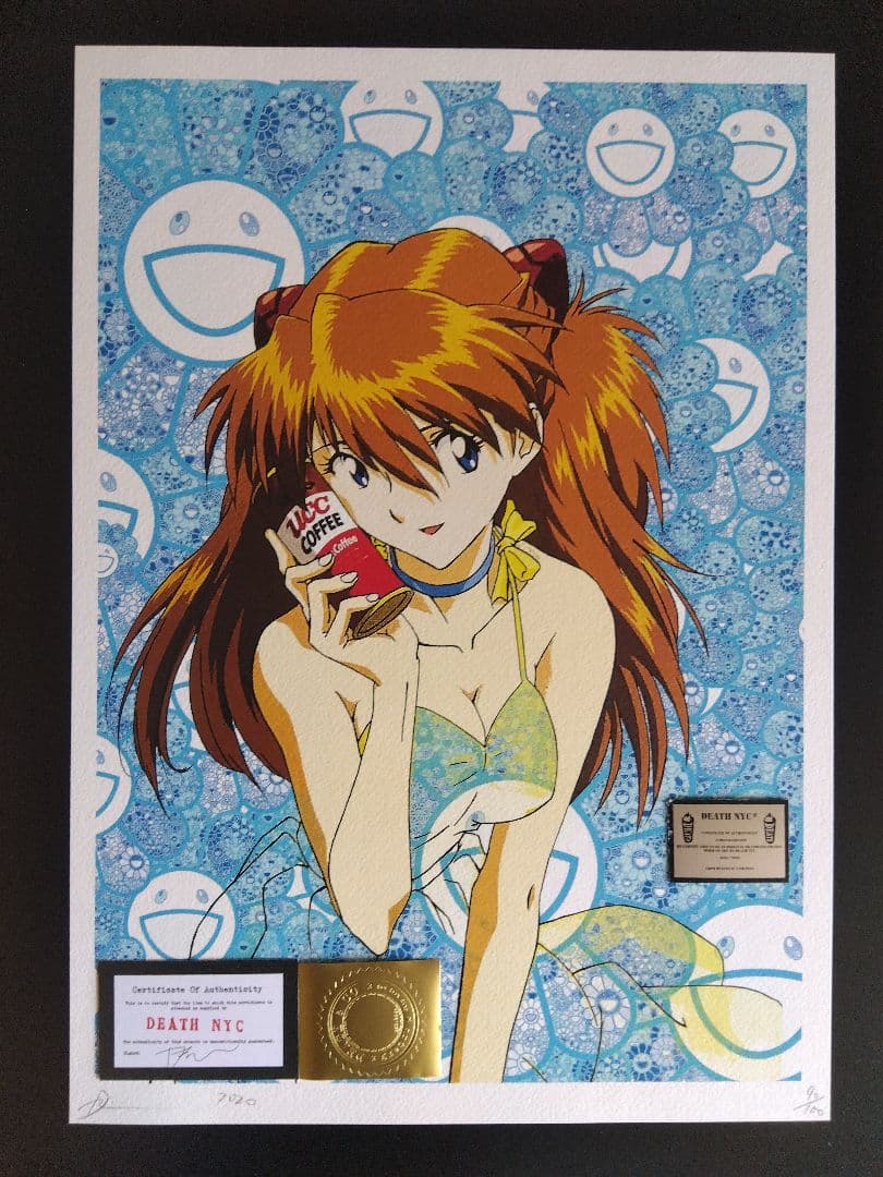 額付き】ポスター エヴァンゲリヲン アスカ・ラングレー - メルカリ