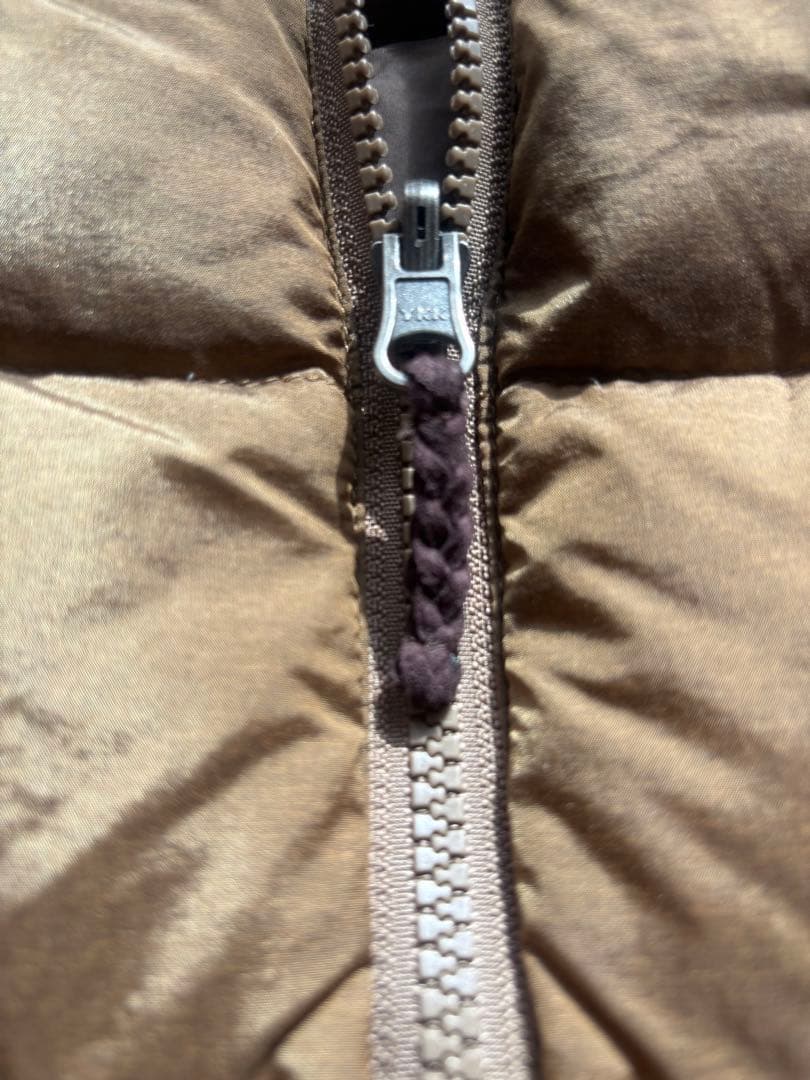 Foxfire ブラウン ダウンベスト M ノースフェイス モンクレール好きの