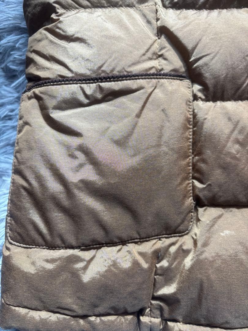 Foxfire ブラウン ダウンベスト M ノースフェイス モンクレール好きの