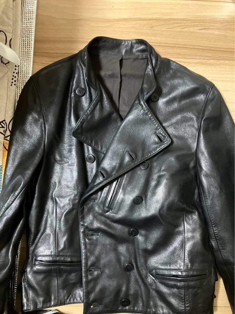 agnes b アニエスベー フィフル コックコート ナポレオン レザー