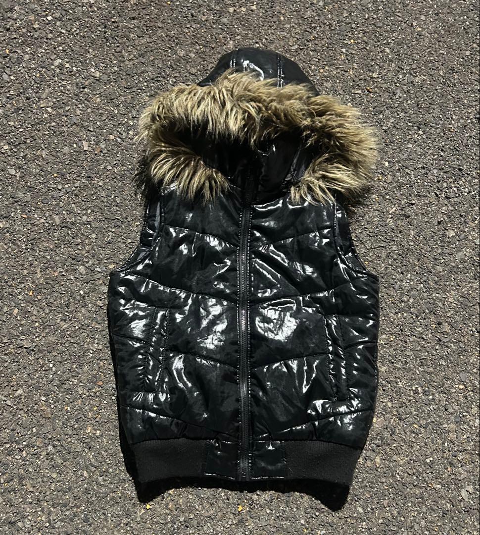 y2k 光沢お兄系 Archive ファーダウンベスト平成 ギャル男 opium