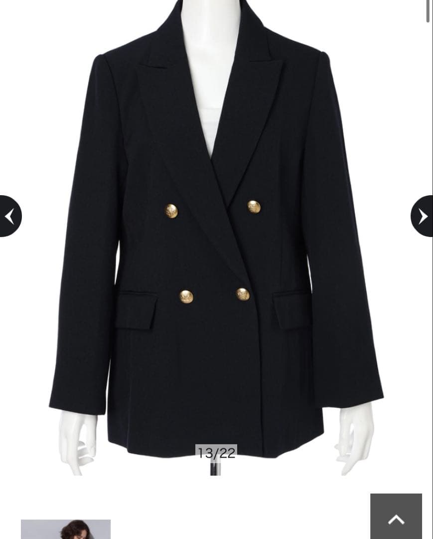 Arpege story 《店舗限定》W釦テーラードジャケット値下げ早い者勝ち！