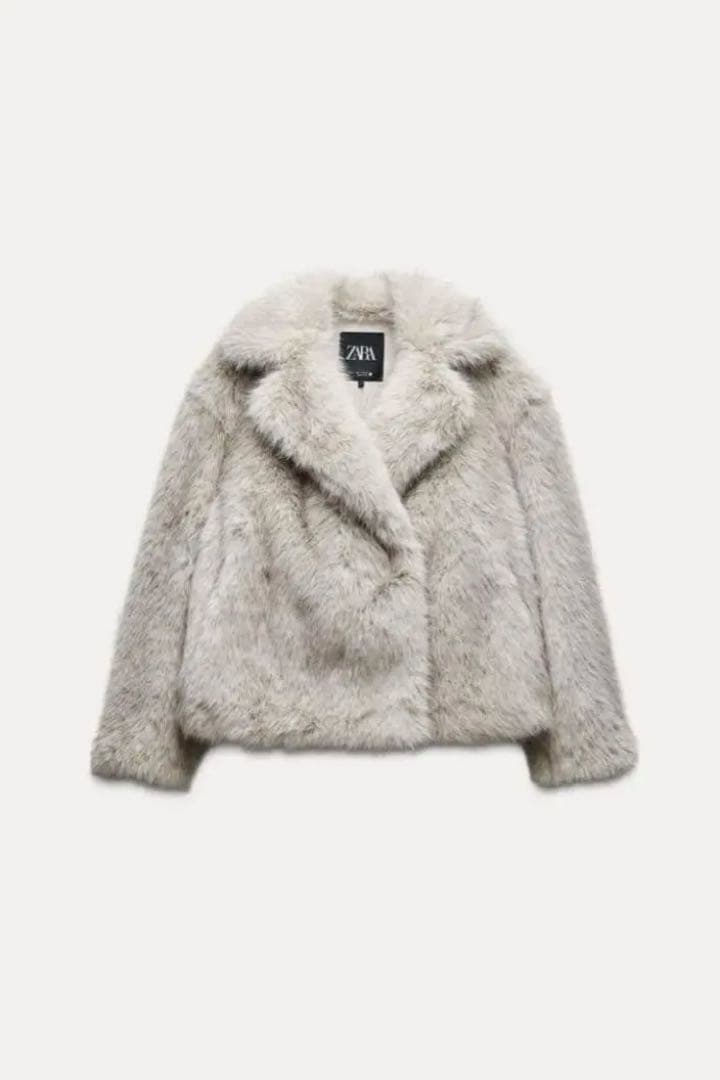 ZARA ザラ ZW COLLECTION フェイクファー ジャケット M - メルカリ