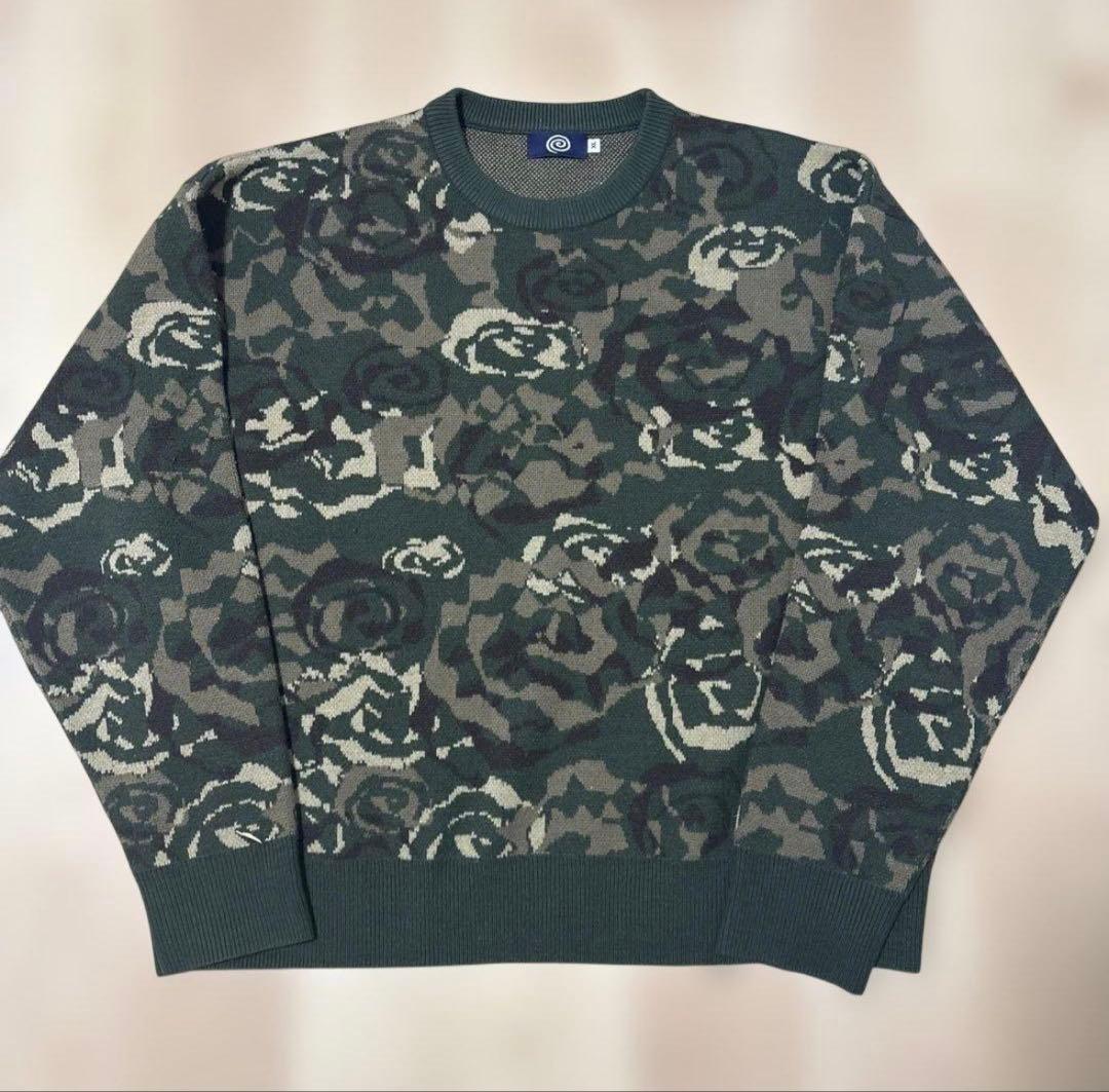 SOL Camo Jacquard Knit Sweater ニット - メルカリ