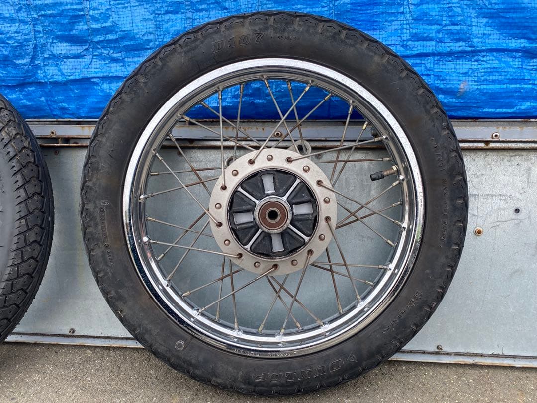 G926 リトルカブ ホイール IRC2.50-14 ダンロップ 2.75-14