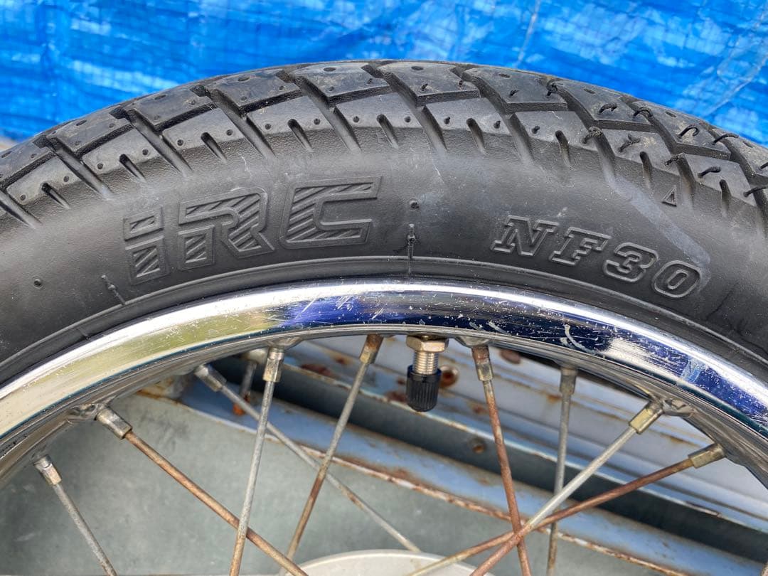 G926 リトルカブ ホイール IRC2.50-14 ダンロップ 2.75-14