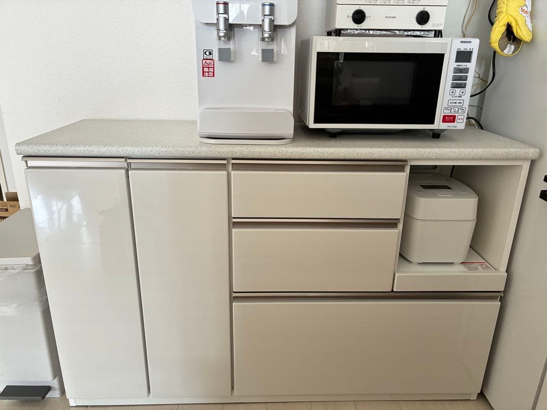 ニトリ キッチンカウンター(アルミナ2 120CT WH) コード4030914 - メルカリ