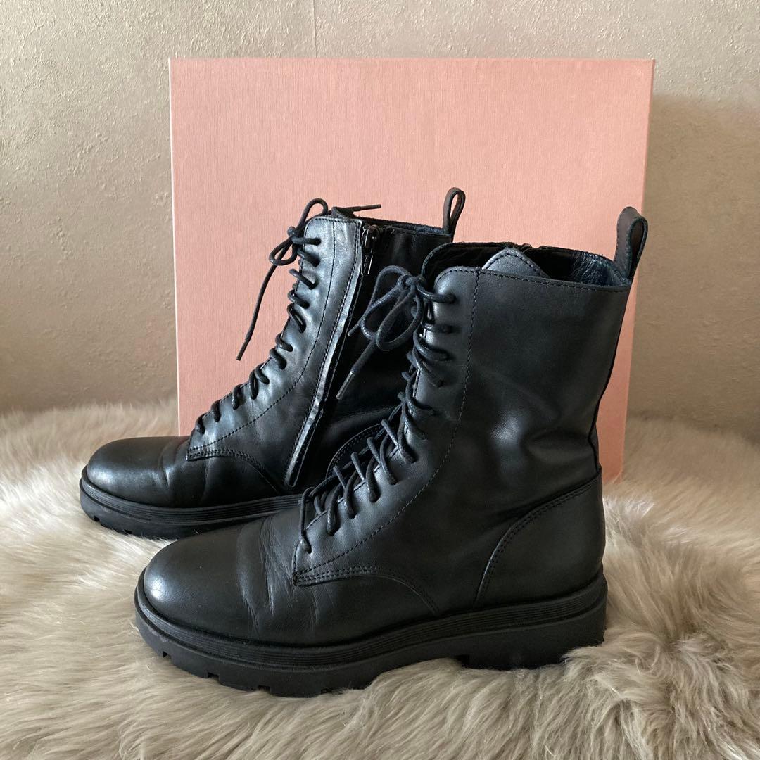 ファビオルスコーニ＊トラックソール レースアップ 編み上げサイド