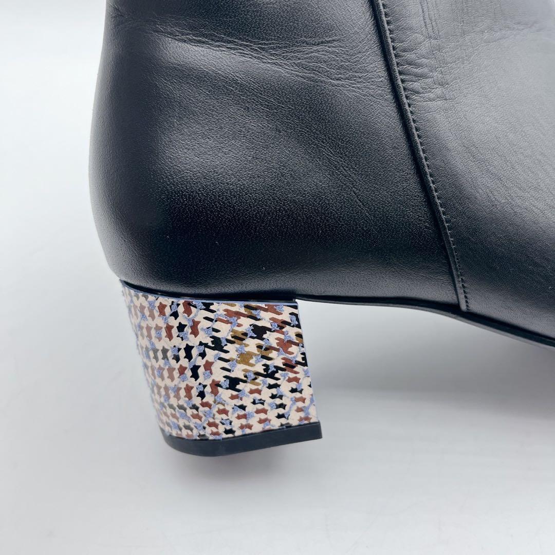 RUCO LINE サイドゴアブーツ グレー 高ヒール