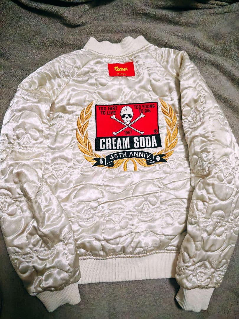 CREAM SODA 日本限定 スカジャン 2面用 別珍 サテン unisexの通販はau