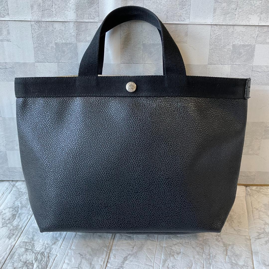 良品 エルベシャプリエ 704GP スクエアトート ノワール M - メルカリ