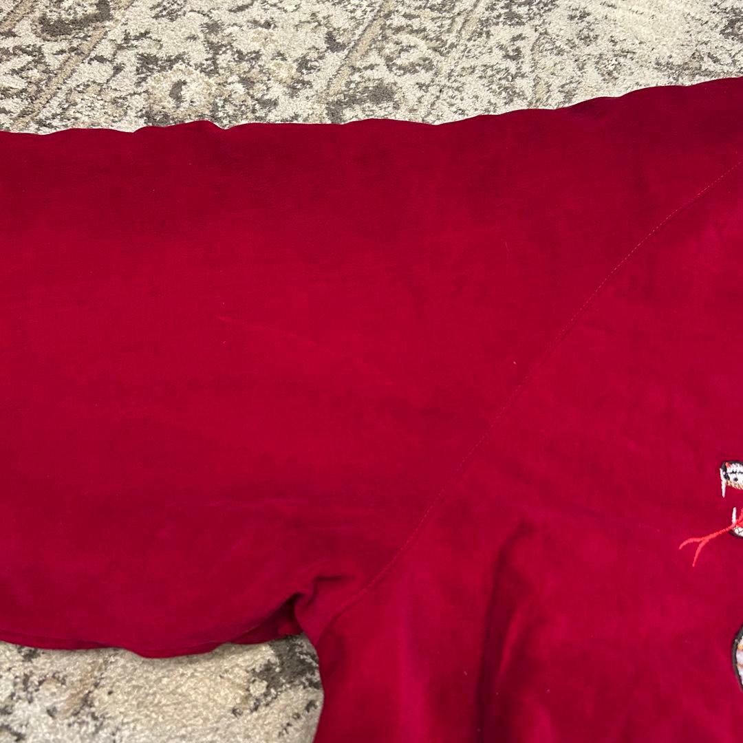 90S 別珍 SHOOT ONE ドクロ刺繍 スカジャン Мサイズ 赤 - メルカリ