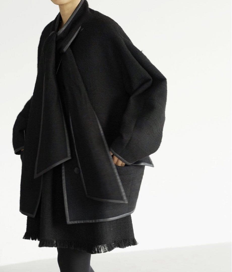 新品IENA [n]ツイードリボンコート - メルカリ