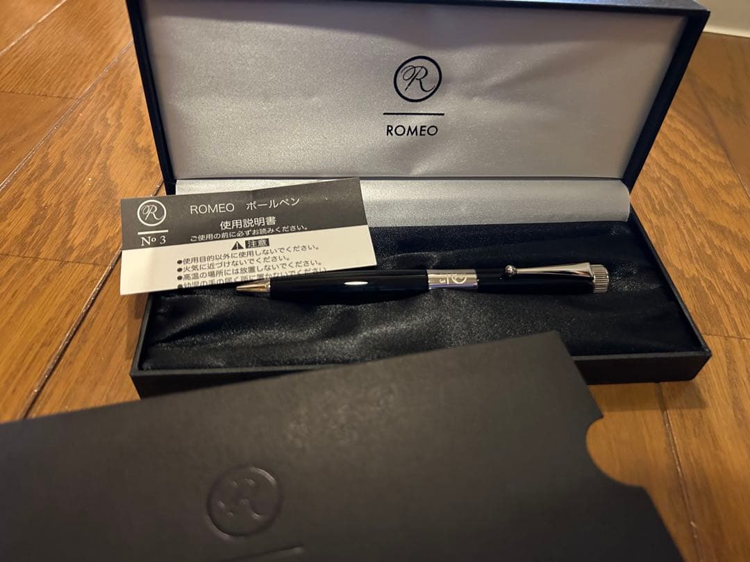 ROMEO No.3 ボールペン　ブラック 万年筆 ROMEO No.3 ボールペン ブラック 万年筆 ROMEO No．3 ボールペン