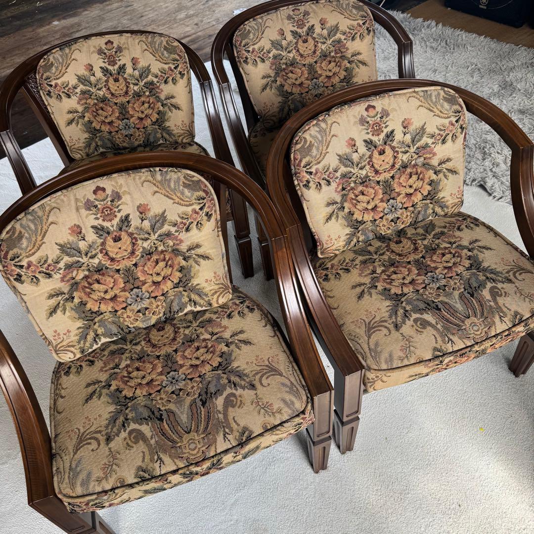 美品★最高級アームチェア★カリモクdomani/ドマーニ 4脚セット　椅子　② 楽天市場】カリモク ドマーニ 97万「Forza」アームレスチェア4脚セット