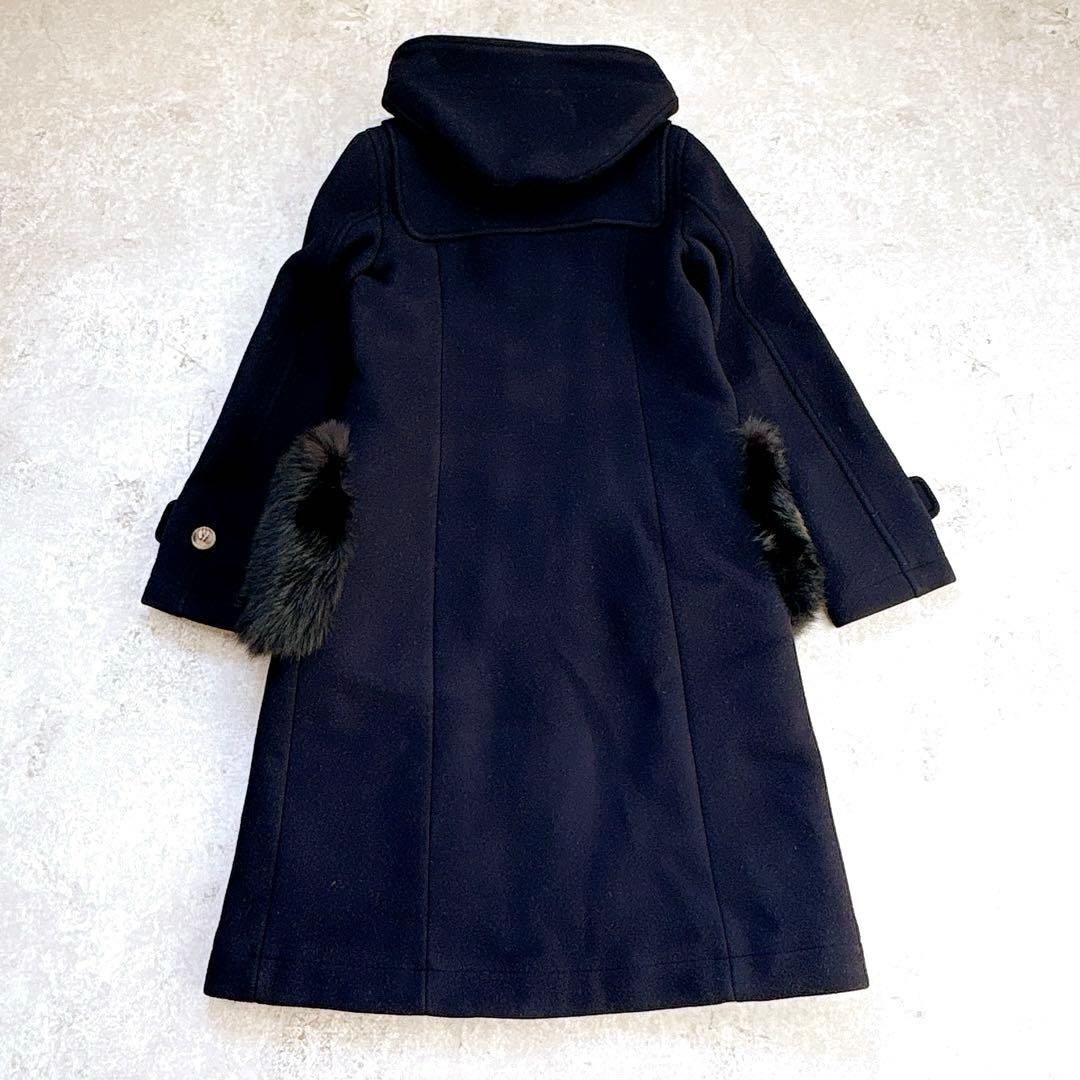 定価18万✨ボーダーズアットバルコニー カシミヤ混ダッフルコート