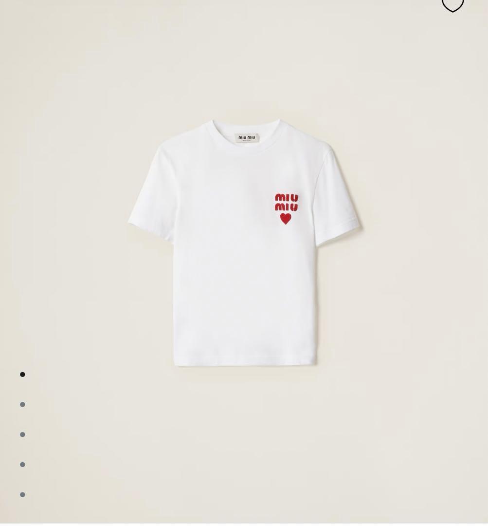 miu miu Tシャツ xs 新品同様 - メルカリ