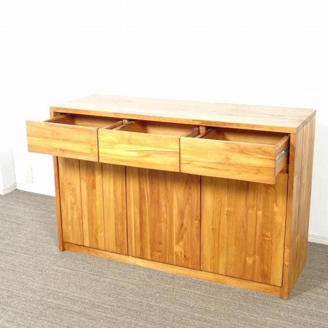 unico BREATH ブレス キャビネットL unico（ウニコ）】無垢材そのままのデザインを活かしたデザインの